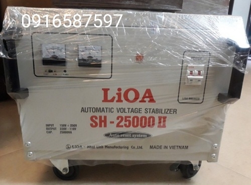 LIOA SH-25000II | ỔN ÁP LIOA 25KVA DẢI ĐIỆN 130V-250V | NƠI BÁN ỔN ÁP LIOA 25KW | ỔN ÁP 25000W | 