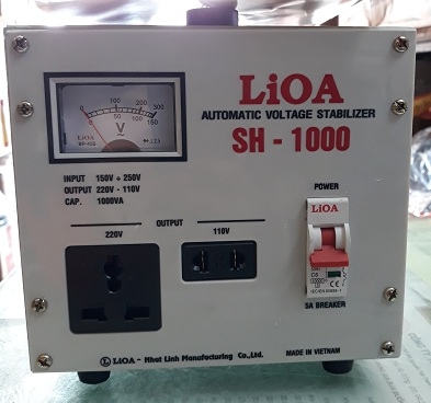 LIOA SH 1000II | ỔN ÁP LIOA 1KVA DẢI ĐIỆN 150V-250V | LIOA NHẬT LINH 1000W-1000VA